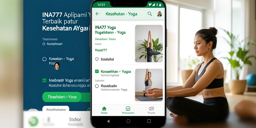 Antarmuka aplikasi INA777 yang menarik dan mudah digunakan untuk Yoga.