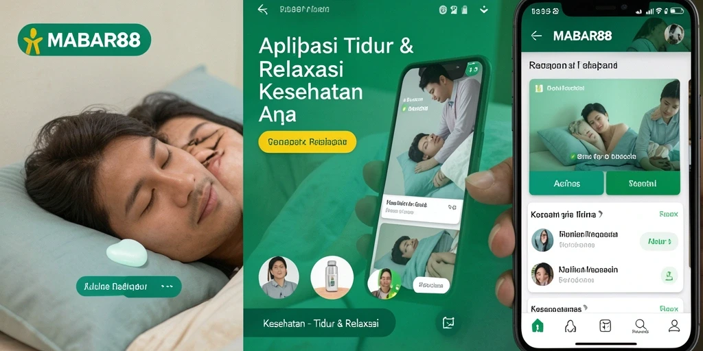 Tampilan antarmuka MABAR88 yang intuitif dan ramah pengguna dalam membantu tidur dan relaksasi.