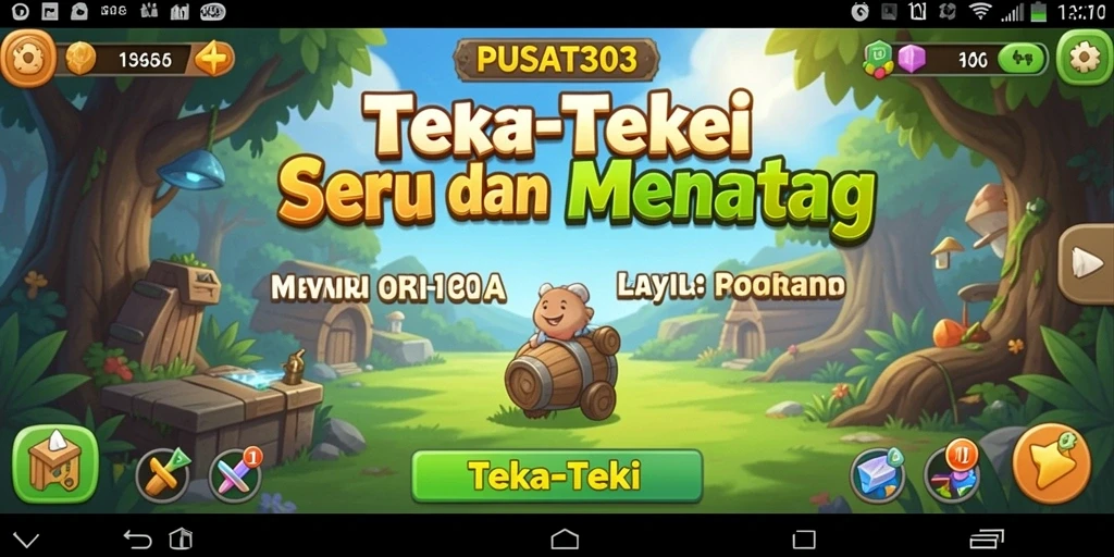 Tampilan antarmuka PUSAT303 yang menarik dan intuitif.