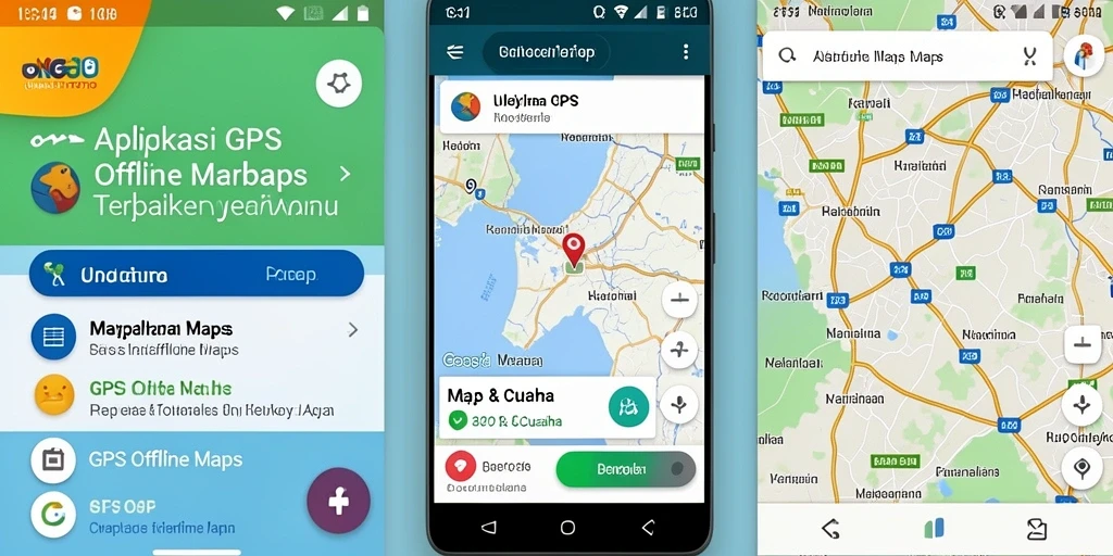 Tampilan antarmuka UNGUTOTO yang jelas dan informatif untuk GPS Offline Maps.