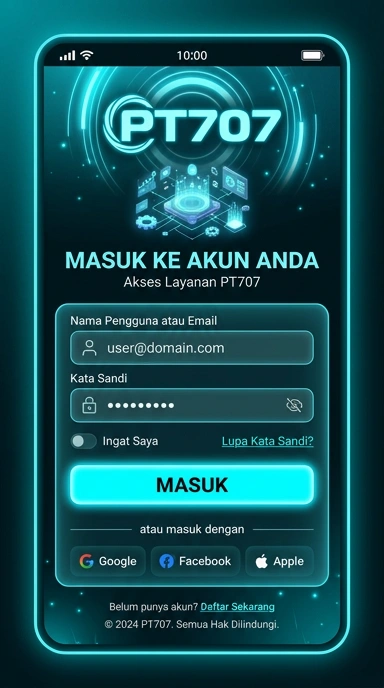 Panduan Masuk Akun pt707 untuk Pengguna Android